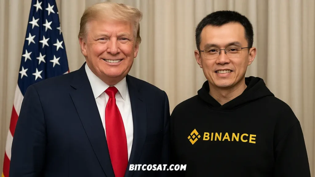 Trump pardons Binance founder Changpeng Zhao (CZ) Trump and Changpeng Zhao