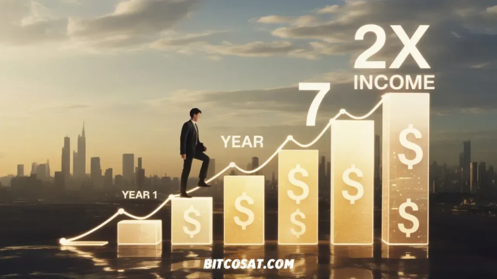 Double your income every 7 years